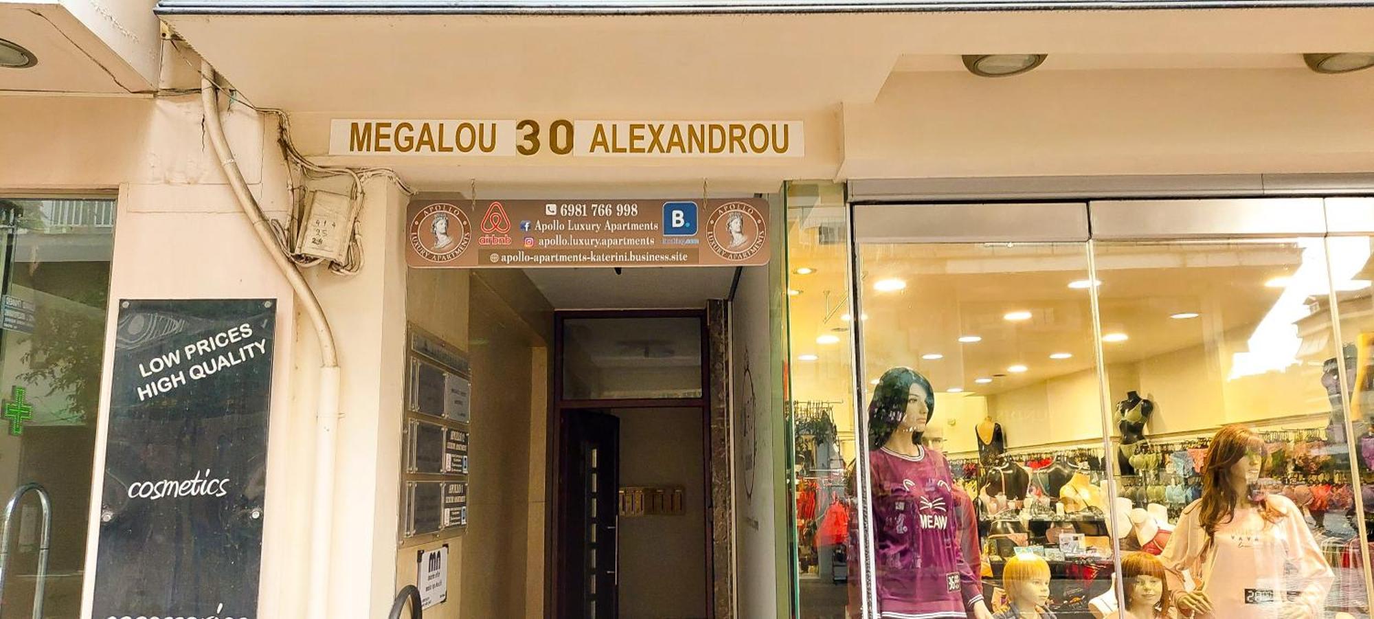 Apollo 1 - Luxury Apartment Kateríni Dış mekan fotoğraf